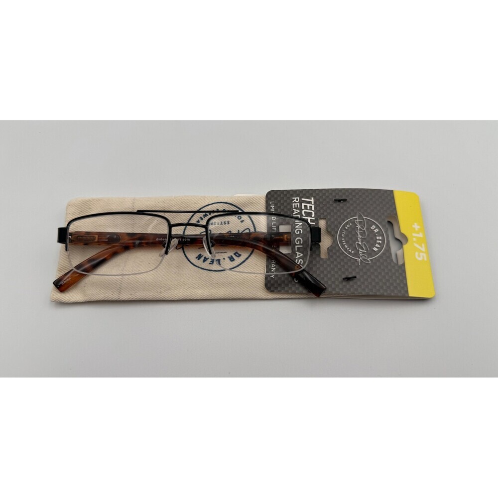 ICU Eyewear Dr. Dean Edell Anaheim Rimless Reading Glasses 1.75 Magnification